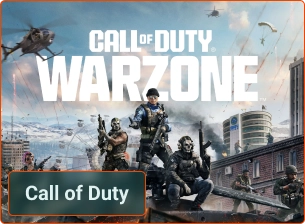Pôster do jogo Call of Duty Warzone apresentando os personagens principais.